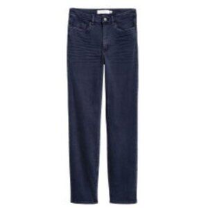 H&M Dark Blue Stretchy High Waisted Denim Pants